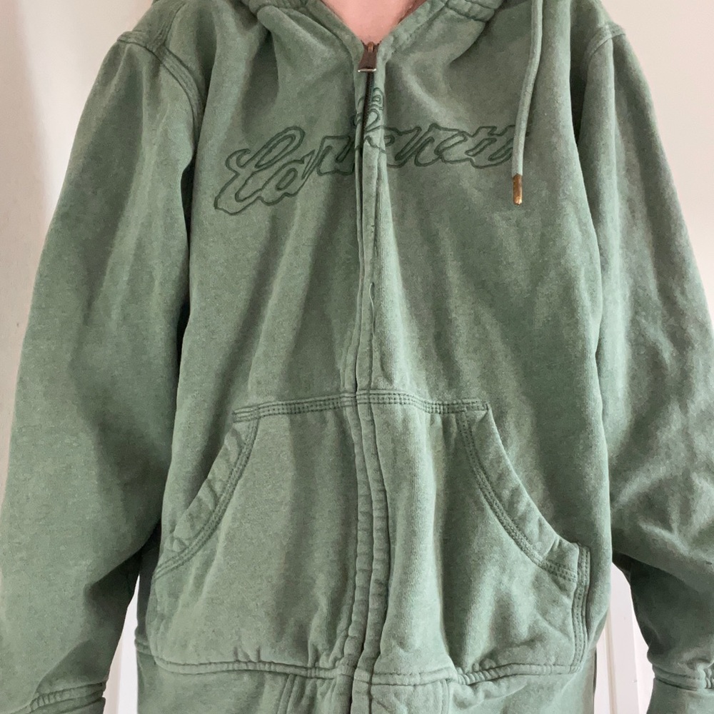 Carhartt Green Zip-up Hoodie
